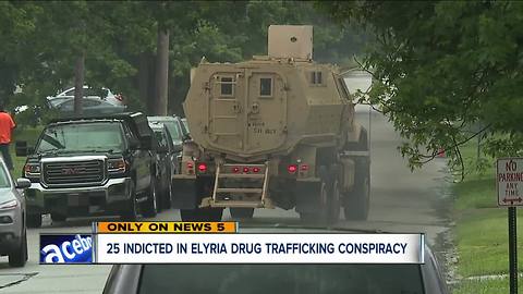 Feds bust 25 people for conspiring to traffic various drugs in Elyria
