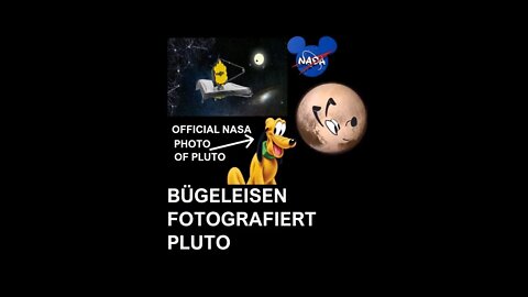 BÜGELEISEN FOTOGRAFIERT PLUTO ?