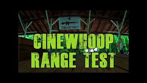 Range Test: Cinewhoop in the Wind