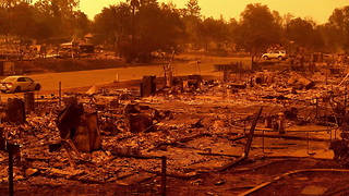 Northern California Wildfire Creates 'Fire Tornado'