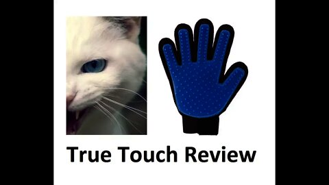 True Touch five finger deshedding glove unboxing review and demo