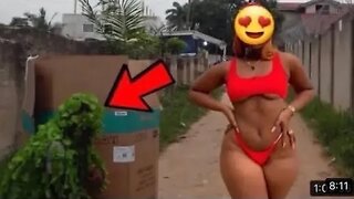 BEST SCARE COMPILATION OF BUSHMAN PRANK AWESOME REACTIONS