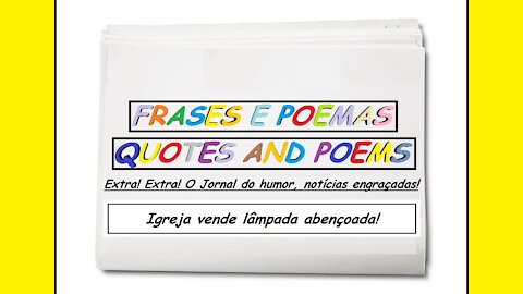 Notícias engraçadas: Igreja vende lâmpada abençoada! [Frases e Poemas]