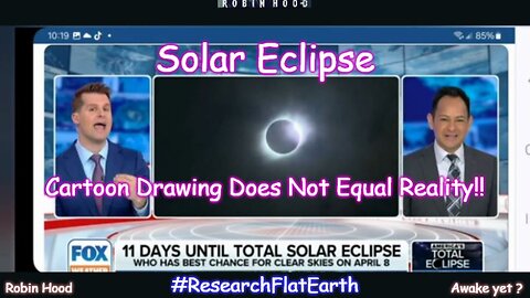 Solar Eclipse - Cartoon Drawing Does Not Equal Reality!!