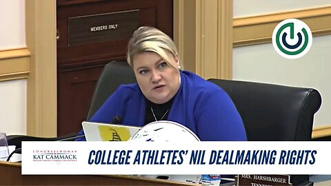 Rep. Cammack Question Period During IDC Sub. Hearing On College Athletes' NIL Dealmaking Rights