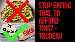 Stop eating Avocado toasts... Afford a home!! - Trudeau