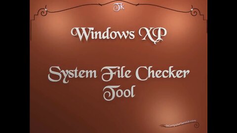 Windows XP - System File Checker Tool - sfc.exe