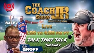 Globetrotter's star Kevin "Mr Trotter" Daley & Peter Groff joins The Coach JB Show with Sara Blake