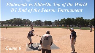 D1 Flatwoods vs Elite End of the Season Tournament at Stonecrest Softball Field