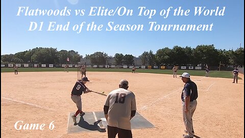 D1 Flatwoods vs Elite End of the Season Tournament at Stonecrest Softball Field