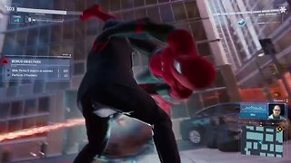 Badass spider man fight till a innocent thieve die ( remember that Spider-man's no kill law)