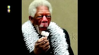 Morgan Freeman Eating Marshmallows (AI) #morganfreeman @MundoIa347