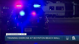 Boynton Beach police hold training exercise at Boynton Beach Mall