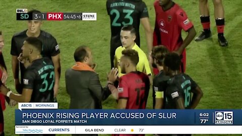 Phoenix Rising player accused of using homophobic slur during game