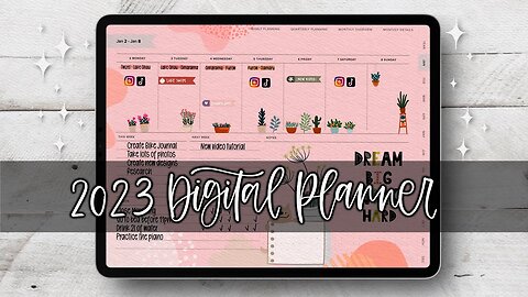 2023 Digital Planner Setup for your iPad ✨