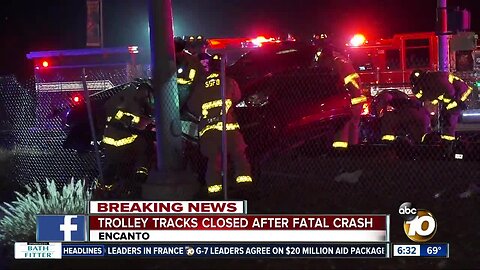 Car's engine flies into parked car after deadly crash in Encanto