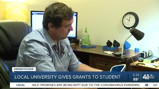 Local university gives grants to student
