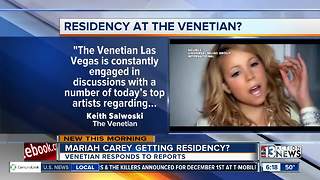 Mariah Carey may be coming back to Las Vegas