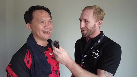 Interview with Team Lakay Coach Mark Sangio after Danny Kingad's dominate win at ONE Championship