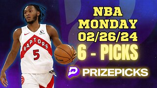 #PRIZEPICKS | BEST PICKS FOR #NBA MONDAY | 02/26/24 | BEST BETS | #BASKETBALL | TODAY | PROP BETS