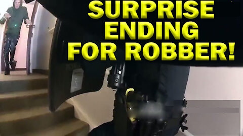 Surprise Ending For Robber While Fleeing On Video! LEO Round Table S06E10b