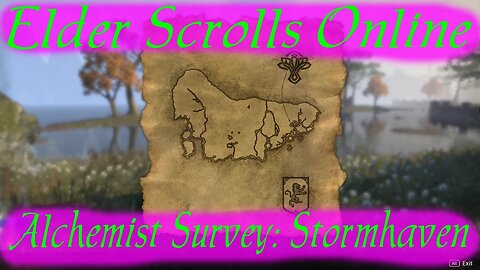 Alchemist Survey: Stormhaven [Elder Scrolls Online]