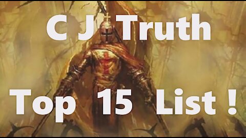 CJ Truth's EPIC Good News! TOP 15 PLUS 15 Forensic Audits! FBI [FF] Lies! Q: Climate Scam TRILLIONS