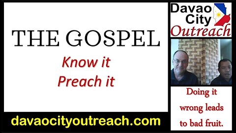 THE GOSPEL Learn it, Preach it sermon