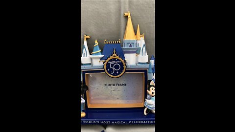 Walt Disney World 50th Anniversary Photo Frame #shorts