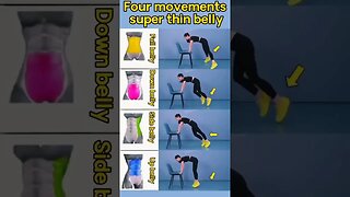 4 Movements For A Super Lean Belly || HIIT Workout For Burning Belly Fat || Lean Belly #shorts
