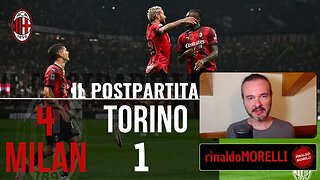 MILAN TORINO 4-1, l'attacco scintillante dei rossoneri!