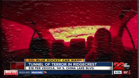 Ridgecrest car wash creates Tunnel of Terror