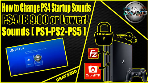 How to Change PS4 Startup Sounds for PS4 Jailbreak 9.00 or Lower! | Startup Sounds PS1/PS2/PS5