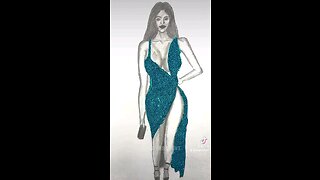 Rate my dress from 1 to 1000! 🤩#artistomg #artwork #style #dress