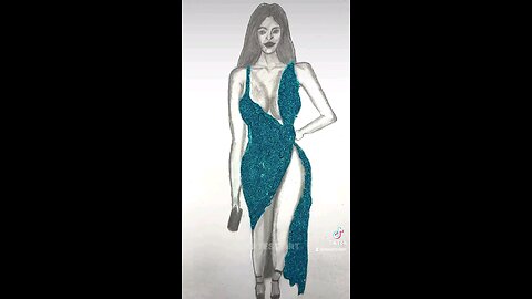 Rate my dress from 1 to 1000! 🤩#artistomg #artwork #style #dress