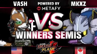 FPS4 Online - vash (Fox) vs. MKxZ (Meta Knight) - SSF2 Winners Semis