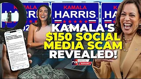 KAMALA CAUGHT HIRING FAKE SUPPORTERS/INFLUENCERS TO HELP STEAL ELECTIONS 7-30-2024