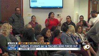 Parents, students say 16 teachers being forced out