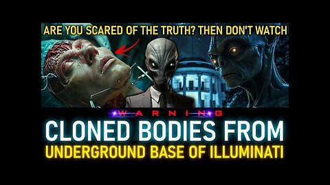 WARNING! CLONED BODIES FROM UNDERGROUND BASES OF ILLUMINATI