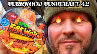BURNWOOD BUSHCRAFT 4.2 - Spicy Ramen / Flint and Steel