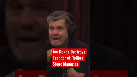 Joe Rogan Destroys Rolling Stone Magazine Founder Over Government Regulation of Internet #shorts