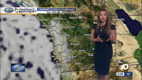 10News Pinpoint Weather with Meteorologist Angelica Campos