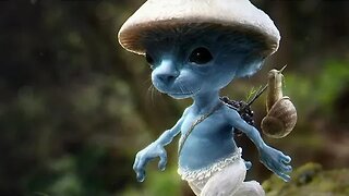 Lowest Quality 144p Blue Smurf Cat VS HIGHEST QUALITY 4K Blue Smurf Cat... 😱😭