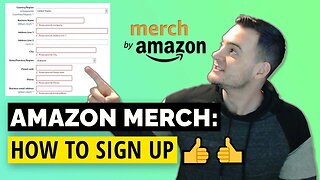 Amazon Merch: How To Sign Up 👍