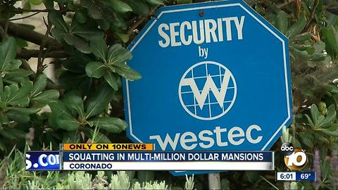 Man accused of squatting in multi-million dollar Coronado mansions