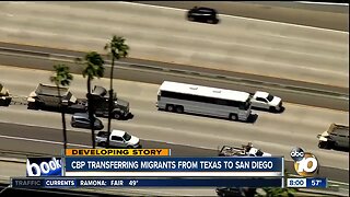 CBP transferring migrants from Texas to San Diego