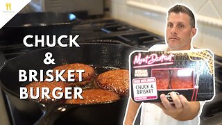 Chuck & Brisket Burger From Costco | Chef Dawg