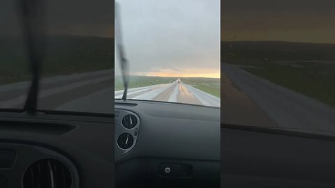 Dangerous Slippery Road In South Dakotah