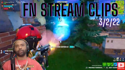 SAVAGE GAMING-YT [LIVE] FORTNITE Stream Clips 3/3/22