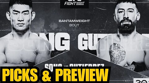 UFC FIGHT NIGHT YA DONG VS. GUTIERREZ PICKS & PREVIEW